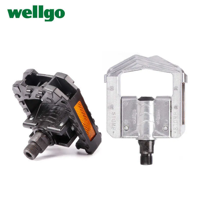 Cykelpedaler Wellgo F265 F178 Fällbara cykelpedaler MTB Mountain Bike Padel Bearing Aluminumalloy/PP Road Bike Folded Pedal Bicycle Parts 0208