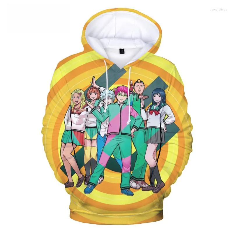 Men's Hoodies 2023 Anime The Disastrous Life Of Saiki K Kusuo 3D Printed Hoodie Woman Man Harajuku Sweatshirt Streetwear Fashion Clothes