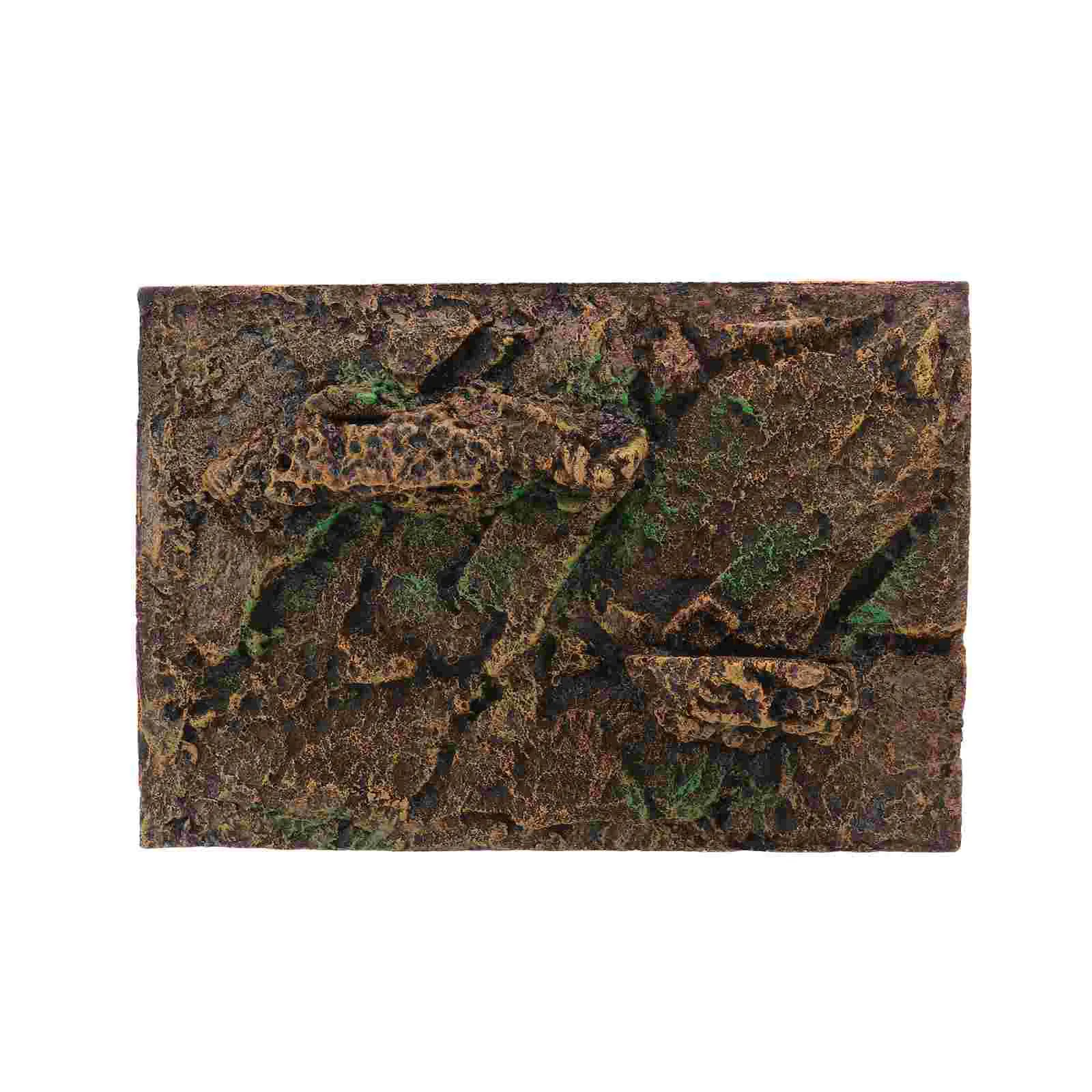 Réptil suprimentos de tanque de tanque de fundo Terrário Aquário Aquário Tile Cork decoração decorativa Decoração Lizard Vivar Box Acessórios Decoração 230208