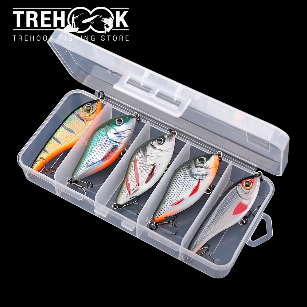 TREHOOK Jerkbait Fishing Lure Box Set   9g... 