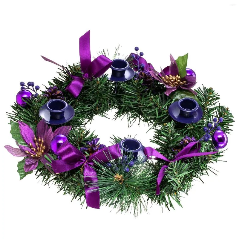 Candle Holders Artificial Creative Garland Ornaments Decor Wall Hanging Wreath Gift Centerpiece For Outdoor Event Party Farmhouse Wedding