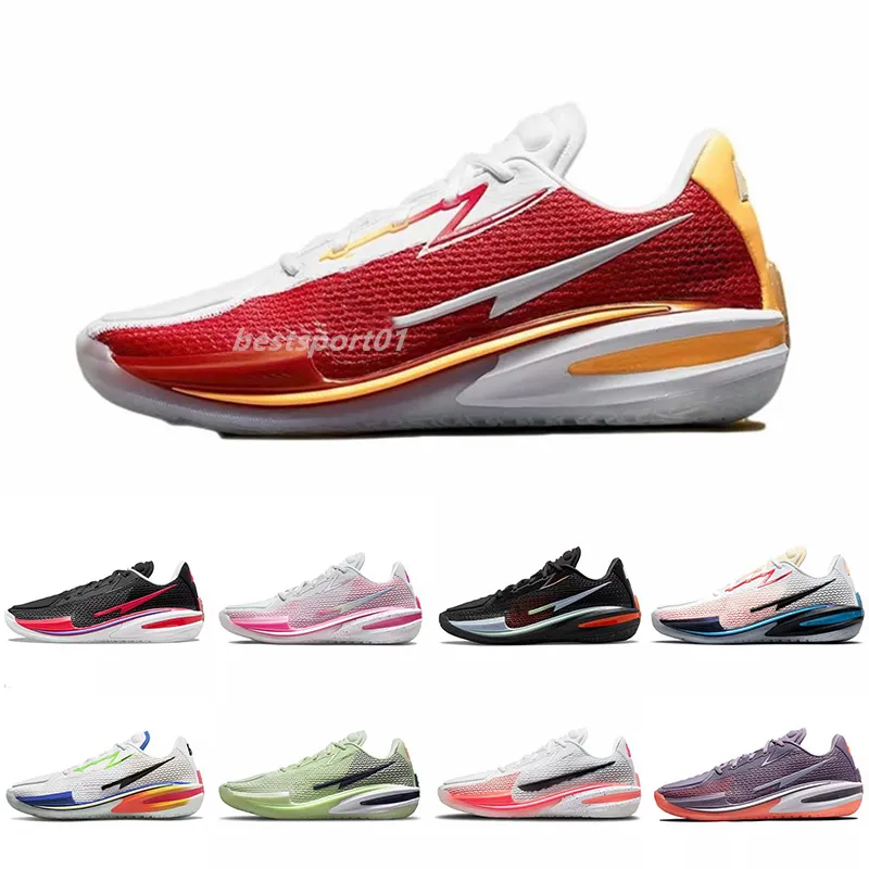 2023 Zoom GT Cut 1 Basketball Running Shoes Black Hyper Crimson Lime