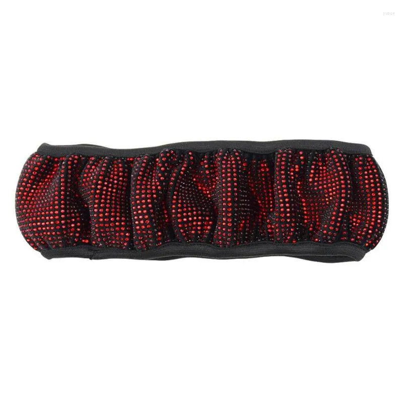 Steering Wheel Covers Protective Car Cover Red Replacement Replaces Diamond Universal 37-38cm Accessory Auto