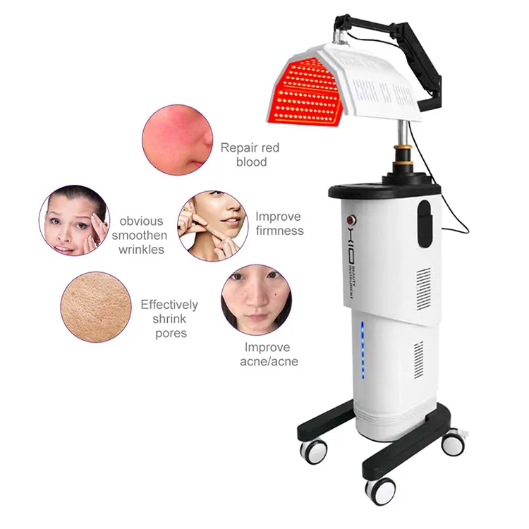 Commercio all'ingrosso PDT Led Fotodinamico Facciale Saune Ringiovanimento Della Pelle Acne Pdt Led Terapia Della Luce Viso Equipo De Belleza Cromoterapia Luce