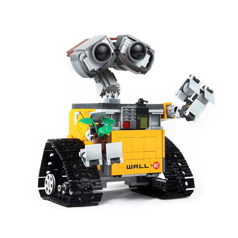 Blocks Walle Movie WALL.E Eva Robot MOC DIY Model Building Blocks
