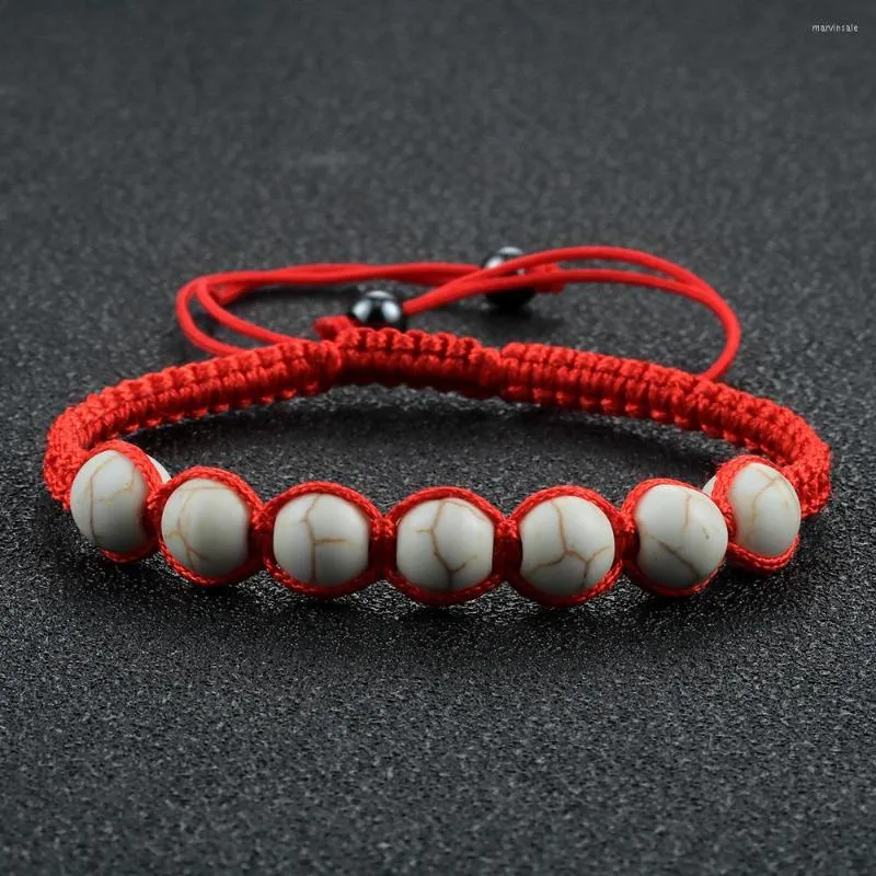 Strand Charm Chakra For Women Men Carnelian Natural Stone Lucky Red Rope Braided Bracelet Adjustable Bangles Jewelry