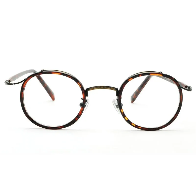 Lunettes de soleil mode Tr90 imprimé léopard lunettes de lecture rondes femmes hommes ultra-léger élégant ordinateur Prescription optique clair lunettes NXSungl