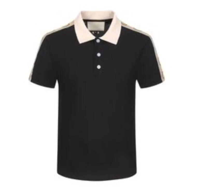 폴로 셔츠 럭셔리 이탈리아 남자 탑스 티의 옷 짧은 소매 패션 캐주얼 남자의 여름 티셔츠 많은 색상 이용 가능 아시아 인