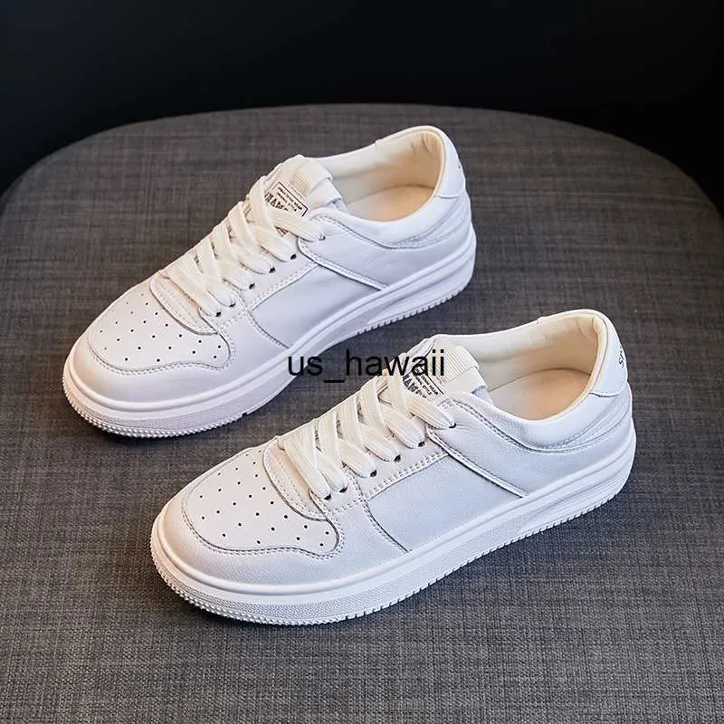 Kleding schoenen mode sneakers dames echte lederen schoenen casual vrouw witte schoenen koe lederen dames sneakers dikke zool a3376 t230208