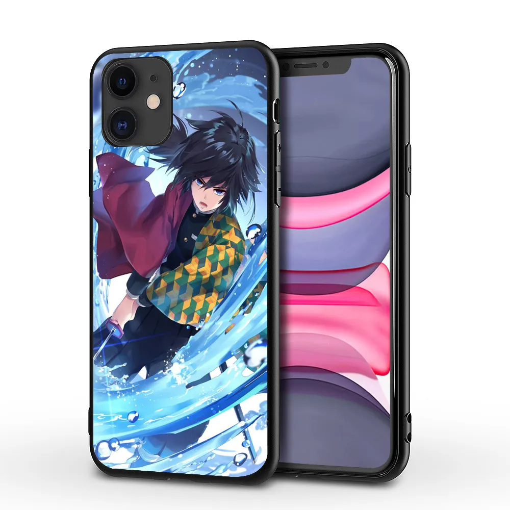 Capa Anime Matador de Demônios Para Apple iPhone 14 13 11 12 Pro 7