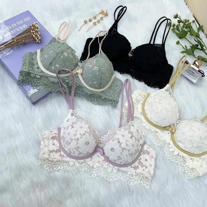 Bras Sexy Lingerie For Women Lace Soutient Gorge Push Up Poted Bra
