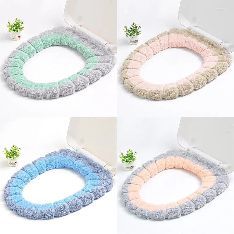 Toilet Seat Covers Winter Warm Cover Mat Universal Soft Washable Comfortable