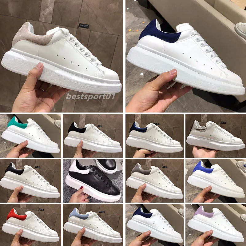 2023 Luxury Comfort Daily Skateboarding Shoes Mujer Hombre Zapatillas de deporte de cuero blanco Plataforma de moda Casual Walking Trainers EUR 35-46 B1