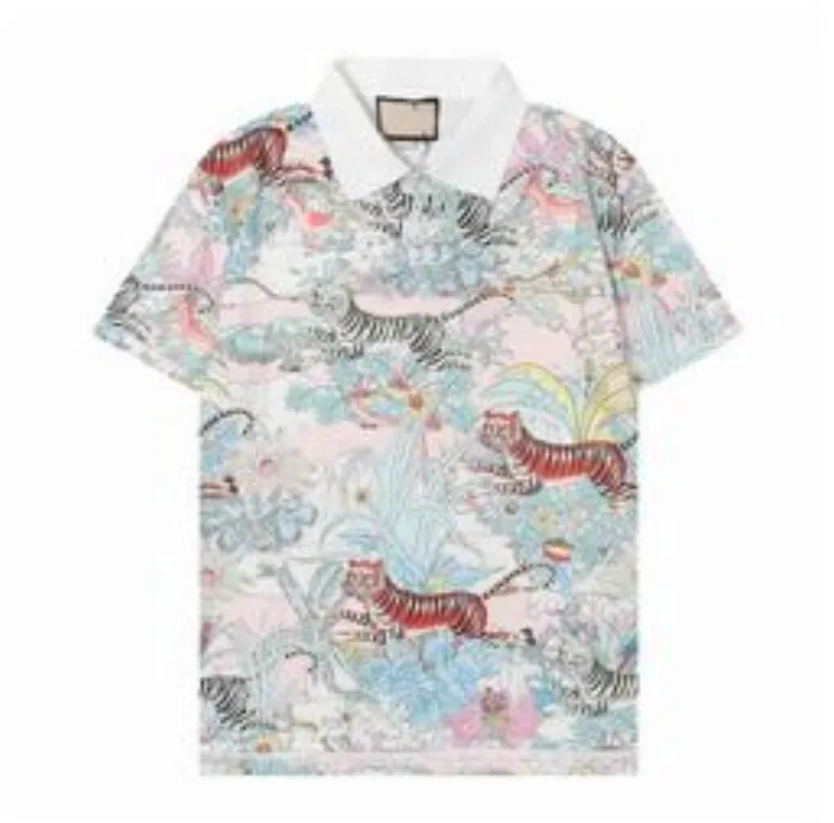 Men's Polos Shirt Designer Man Fashion Horse T Shirts Casual Men Golf Summer Polos Shirt Embroidery High Street Trend Top Tee 3XL