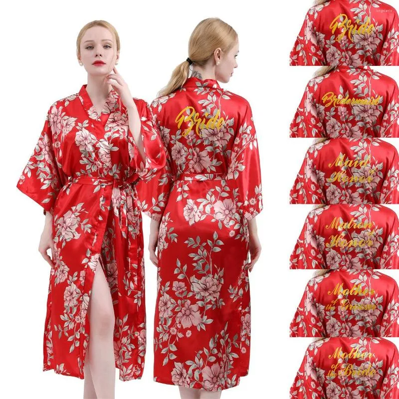 Women's Sleepwear Half Sleeve Nightgown V-Neck Satin Home Clothing Women Long Summer Kimono Robe Casual Intimate Lingerie Homewear