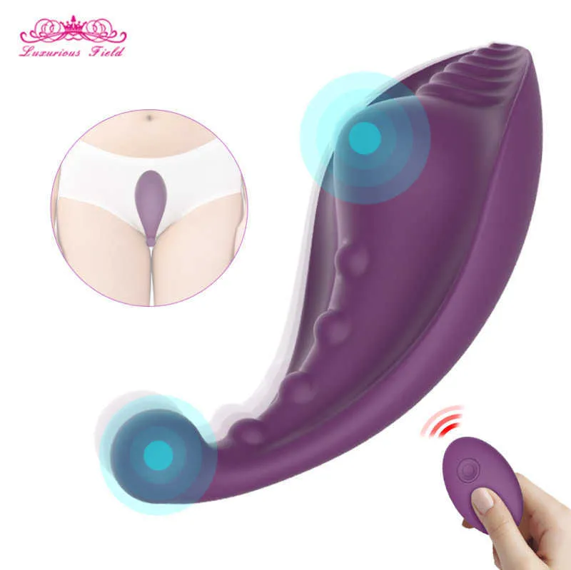 Sexvibratorer Masturbators Kvinnor Masturbator G Spot Clitoris Stimulator Remote Control for Women 1013