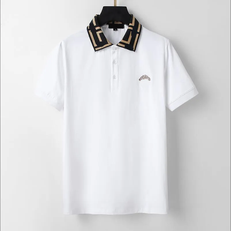 2022 tasarımcı şerit polo gömlek t shirt yılan polos arı çiçek erkek Yüksek sokak moda at polo lüks T-shirt # 85