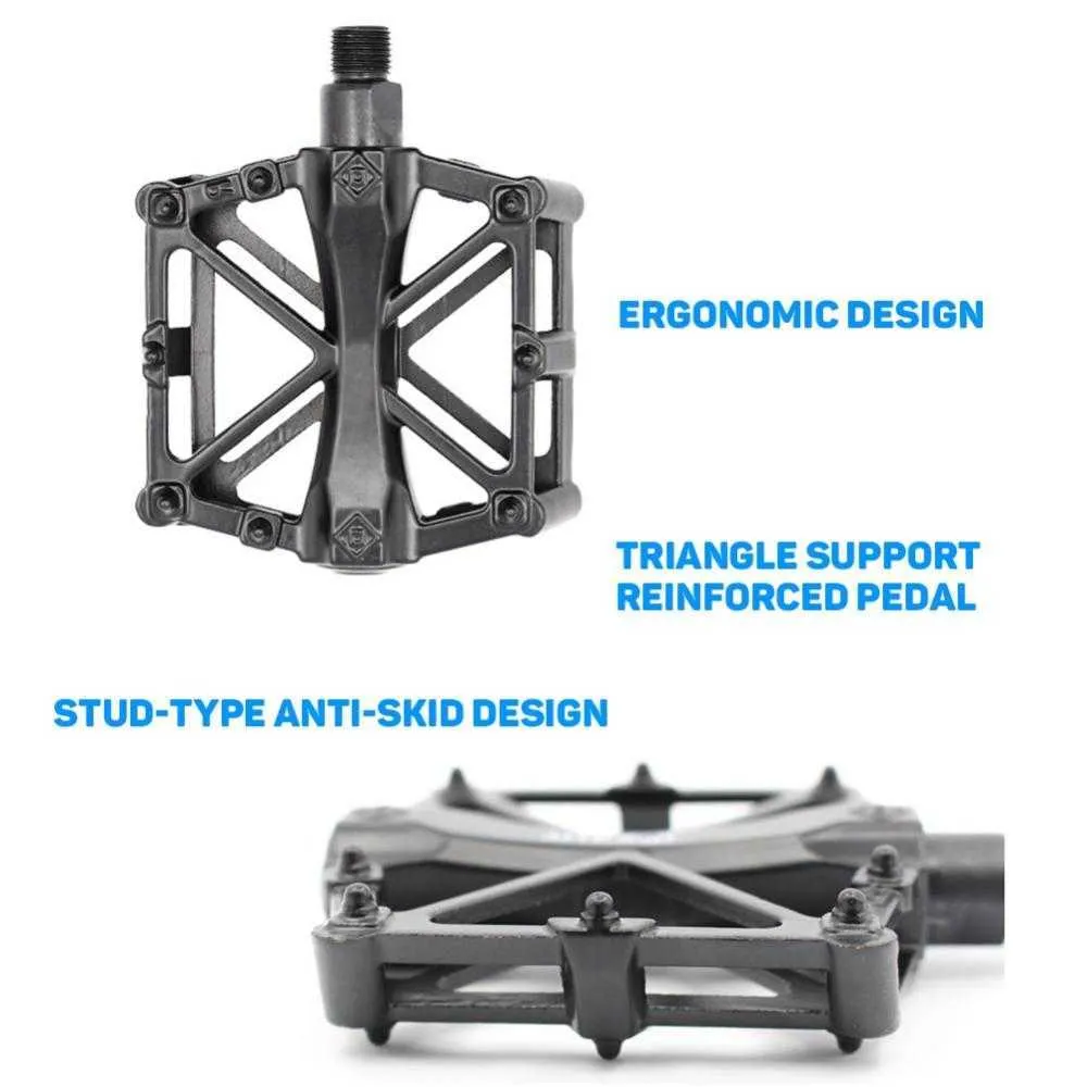 Pedały rowerowe 1 para MTB Mountain Rower Cycling Aluminium Stop Ultra-Light Pedals 0208