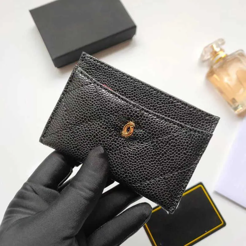 Designer de luxe Change Purse Card pack Sac de ramassage de vache Petite carte parfumée Ins en ligne Populaire Dernier titulaire Certificat Banque Boîte-cadeau en cuir Vente directe d'usine