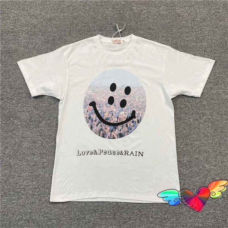 Men's T-Shirts Kapital Kountry Festival T-shirt 2022ss Men Women 1 1 High Quality Scenery Graphic Kapital Tee White Tops Summer Short Sleeve T230209