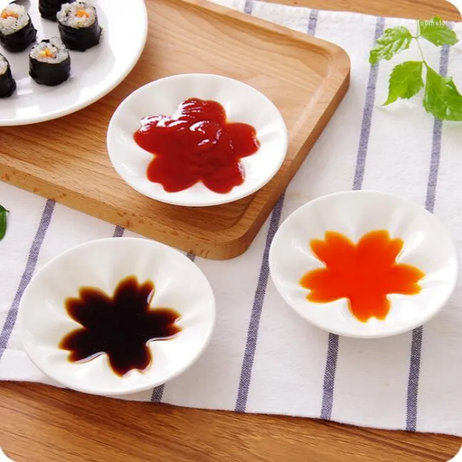 Plates Japan Style Ceramic Tableware Flavored Plate Multifunctional Condiment Dish Soy Sauce Vinegar Small Tray