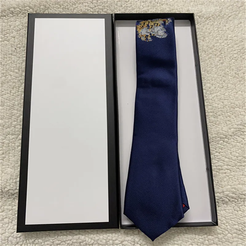2023 modedesigner slipsar silke 100% för män slips pläd bokstäver h remsor lyxig affär fritid silk tie cravat med box sapee2903