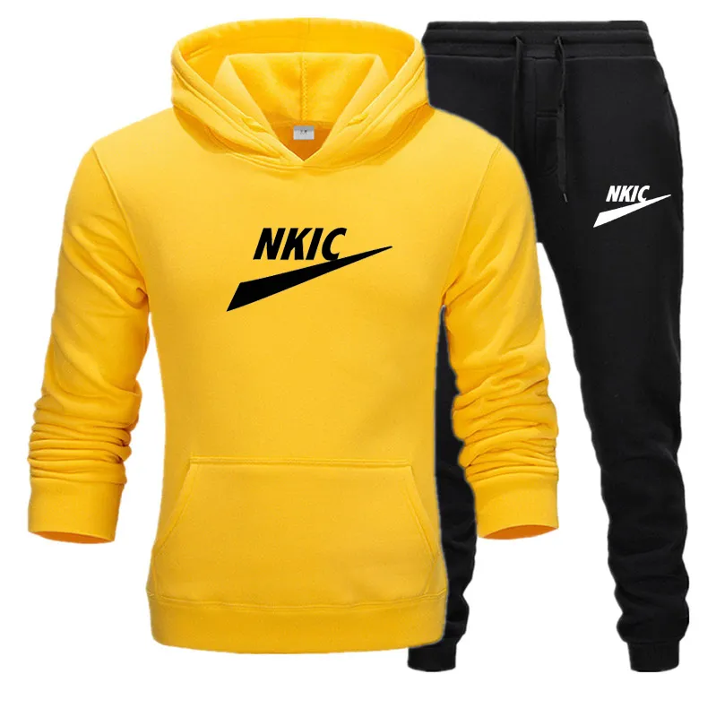 Mode hommes sweat à capuche pour hommes costume masculin printemps 2023 nouveaux hommes survêtement vêtements de sport sweats à capuche pantalons de survêtement marque LOGO imprimer