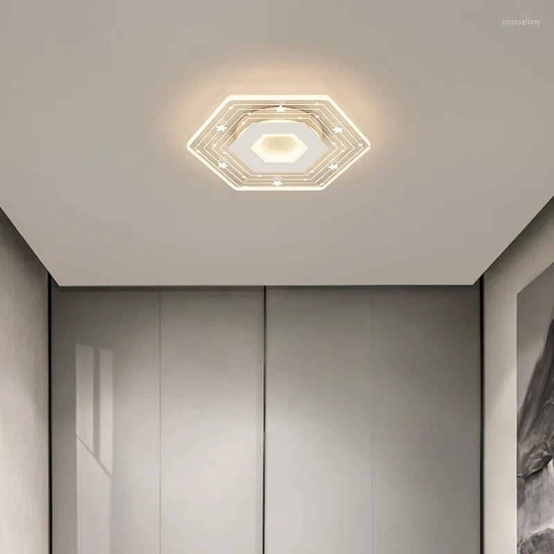 Kroonluchters LED -lamp voor plafond Home Decor kroonluchter eettafel lichte gang ganggang glans armatuur moderne woonkamer keuken slaapkamer