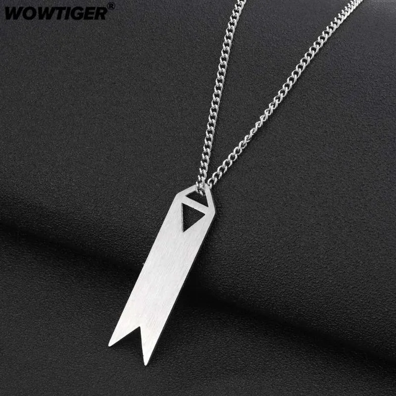 Pendentif Colliers En Acier Inoxydable Hommes Collier Chaîne Lien Punk Cadeaux Pour Hommes Et Femmes Hip Hop Homme Mâle Queue D'aronde PendentifPendentif