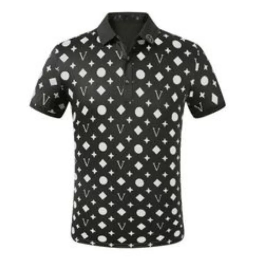 Designer hommes polo t-shirts serpent polos abeille V broderie mens High street mode cheval polo T-shirt