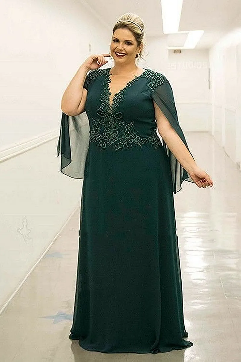 plus size mother of bride dress