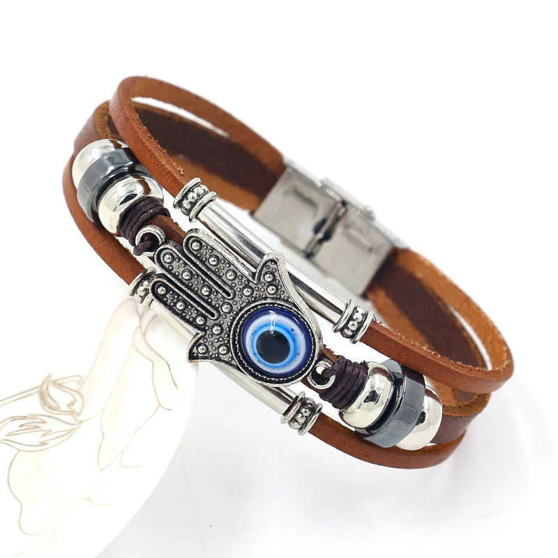 Link Chain Game The Last of Us 2 Part 2 Ellie Dina Bracelet Cosplay Devil's Eye Blue Beads Bracelets Fan Gift Collection Costume Accessorie G230208