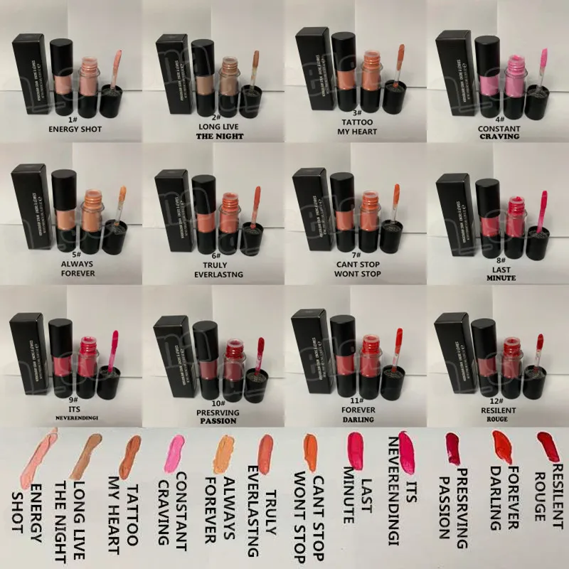 L￤ppar makeup l￤ppglans matt flytande l￤ppstift l￤ppar makeup versicolour lipgloss sexig glans kosmetika 8,5 ml