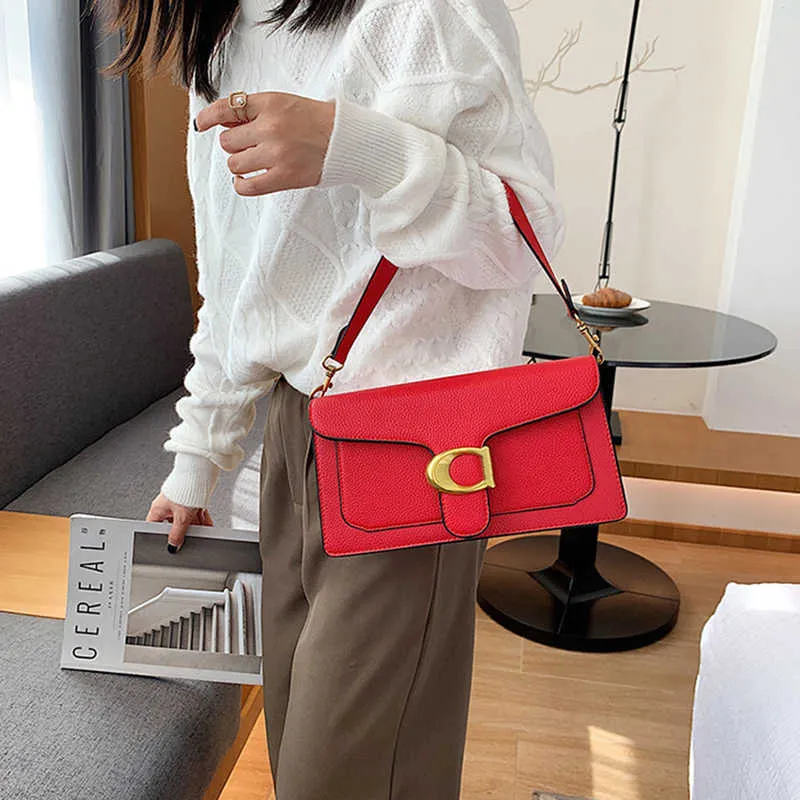coabg borse a tracolla borsa di alta qualità borsa di design da donna moda colore coordinato messenger spalla borse in pelle da donna 230209