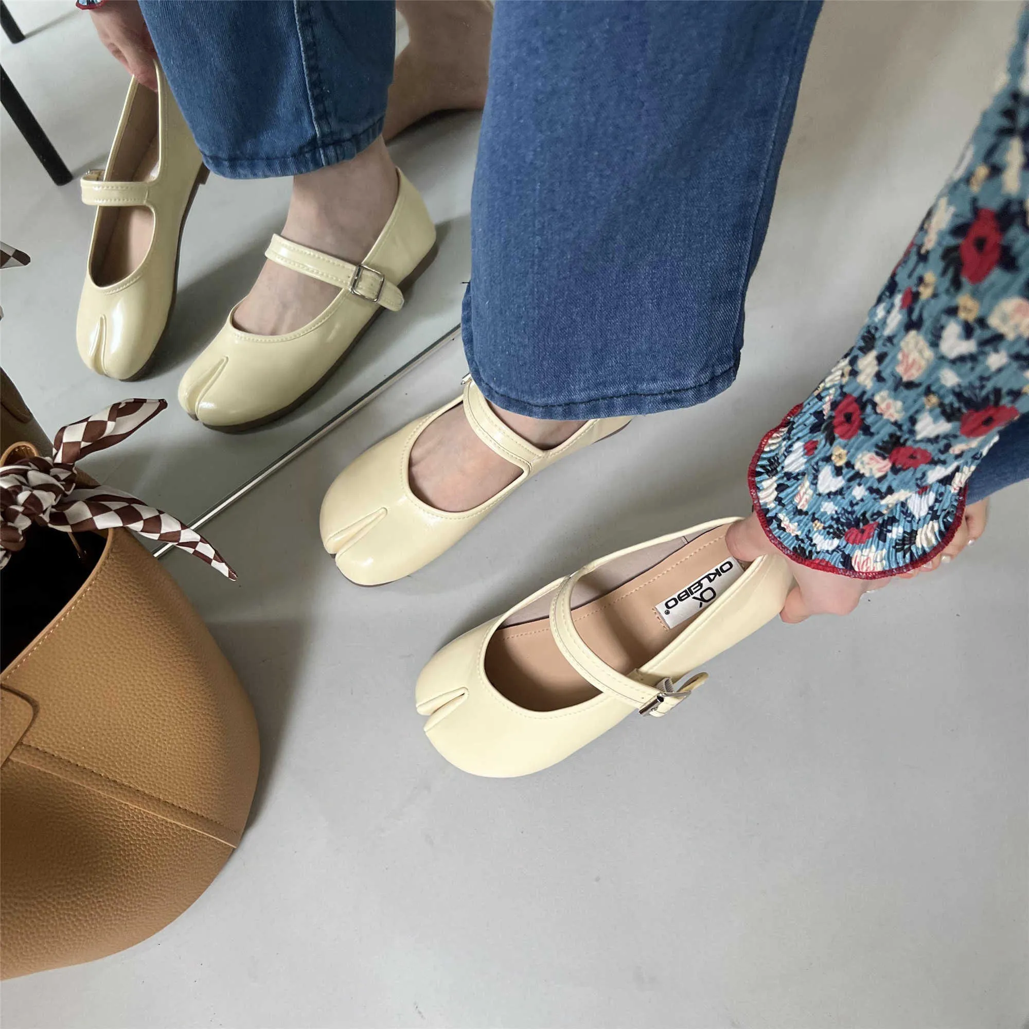 Tabi Mary Janes Tabi Shoes Mary Janes Ballet Flat Split Toe Women