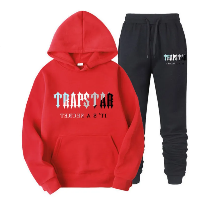 Red trapstar tracksuit hotsell