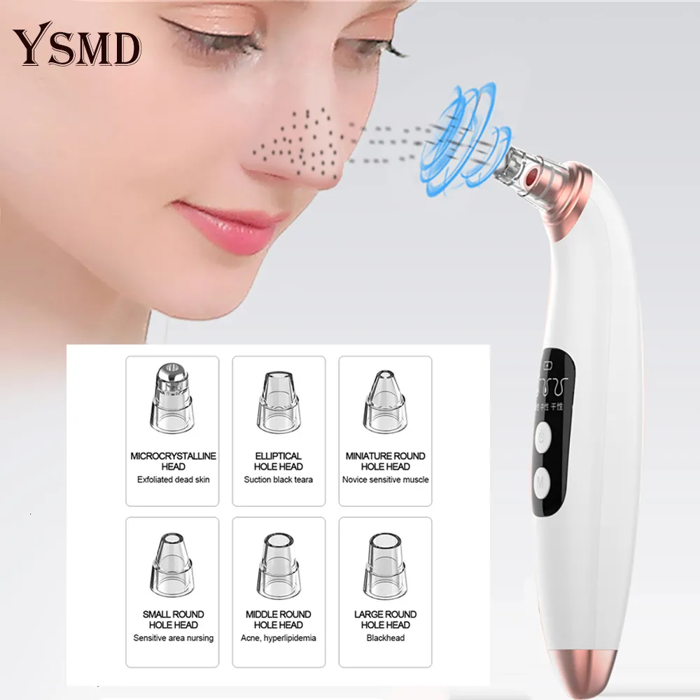 Dispositifs de soins du visage Aspirateur Pore Clean Blackhead Remover Nettoyage Deep T Zone Nez Cleaner Black Head Dot Removal Soins de la peau Outils de beauté 230208