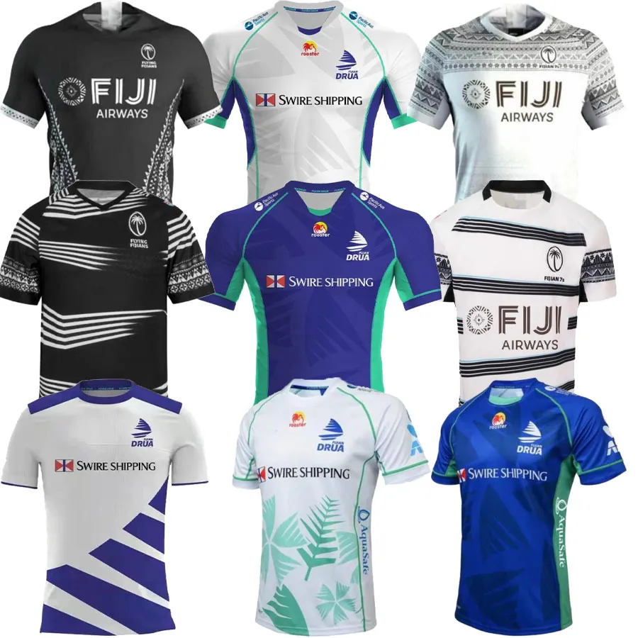 2022 2023 Tonga Fiji Drua Rugby-Trikots Newzealand Maori Airways Neue Fliegende Fidschians Rugby Jersey Maglia Tops Bshorts Vest World Cup S-5xl