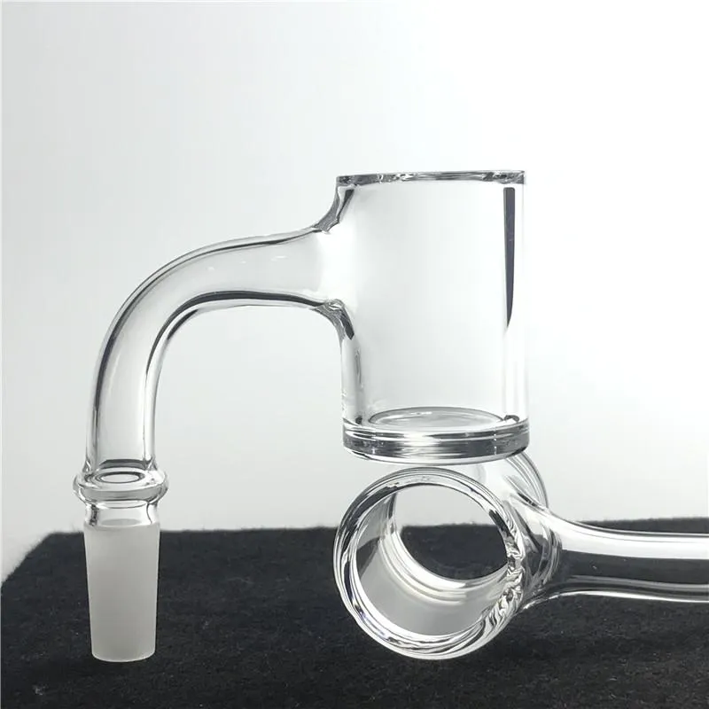 Nouveau clou de Quartz entièrement soudé de 25mm d'épaisseur avec clou de Quartz d'artiste sans dôme biseauté sans soudure HQ pour fumer du verre