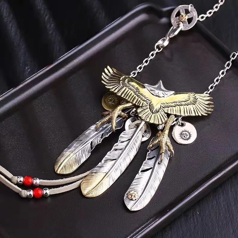 トップス GOA feather wing necklace design tee GOA feather wing necklace design tee
