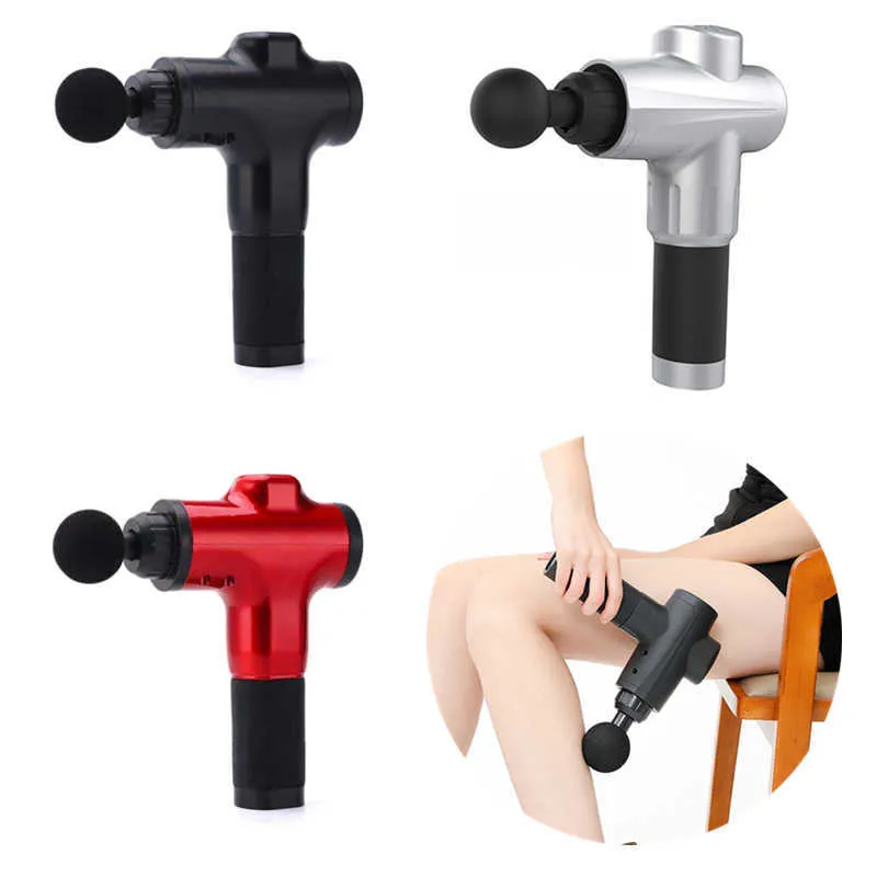 Intelligent Fascia Percussion Muscle Vibation Relaxing Theapy Deep Tissue Beauty Health Cae Massage Gun 0209