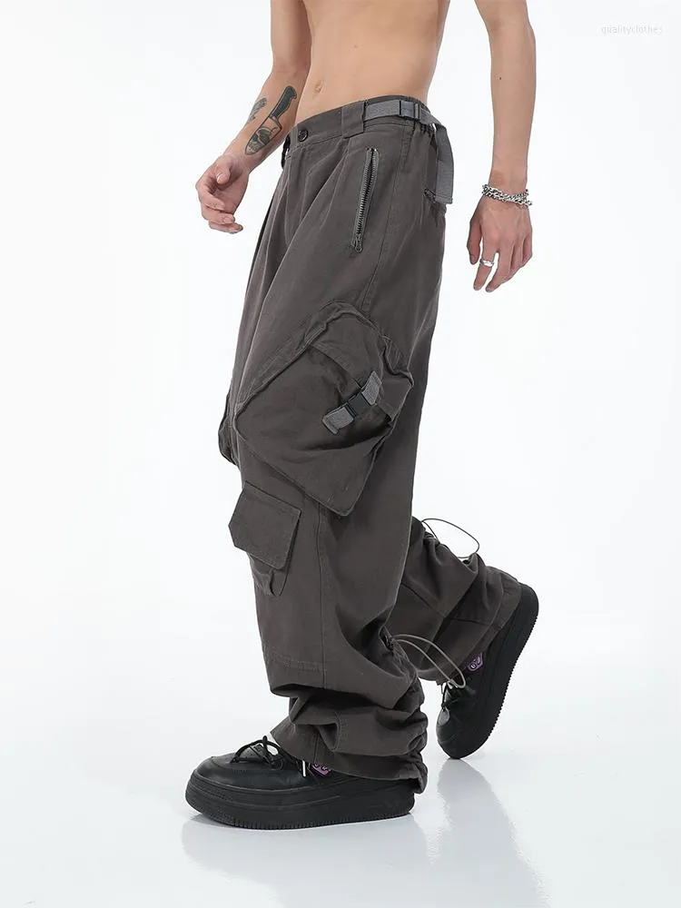 Pantalon masculin Houzhou American Street Sauthoue pantalon de cargaison