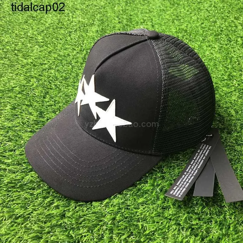 Nieuwste kleuren 3 sterren Ball Caps Luxe ontwerpers Hoed Fashion Trucker Cap Amirs