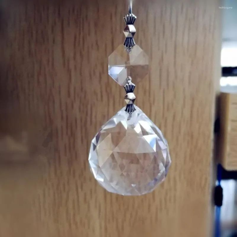 Ljuskrona kristall som säljer 100 st/ mycket tydlig fasetterad boll 14mm åttonpärl hängande hängen för delar bröllop/ fest dec