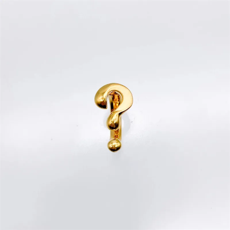 Simple All-Match Question Mark Exclamation Mark Open Ring - New Design ...