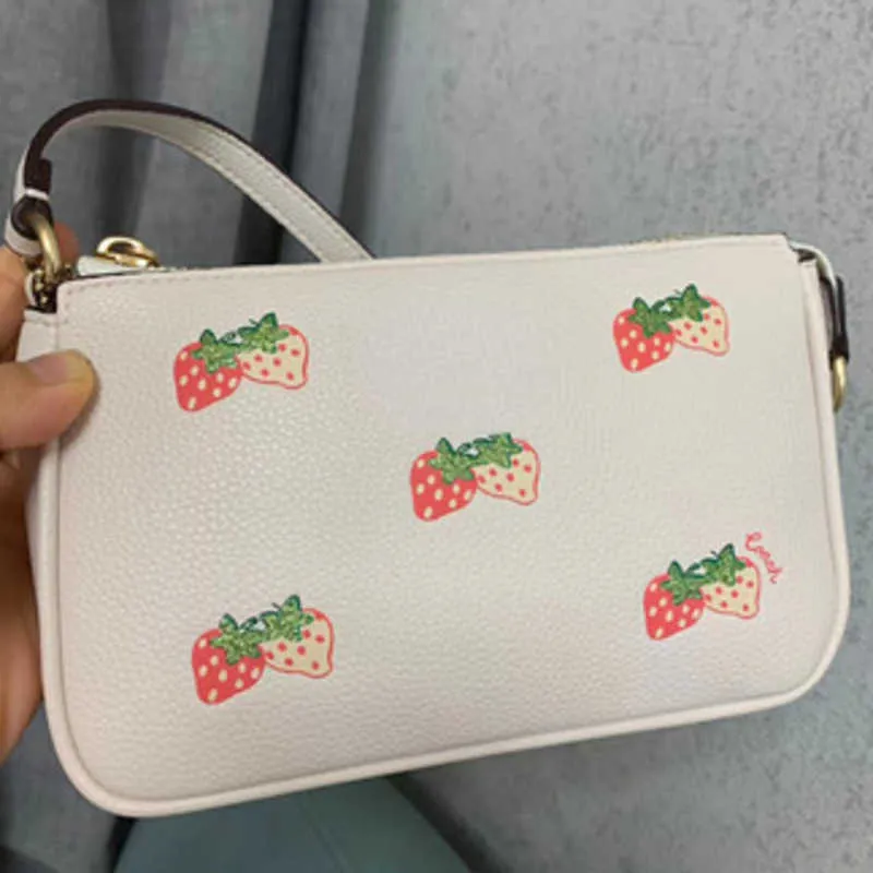 Coach strawberry shoulder bag hotsell