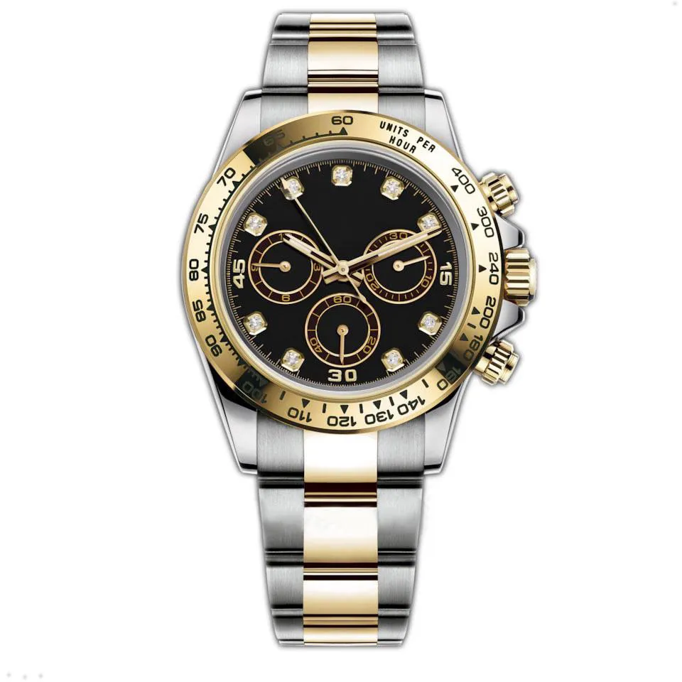 Wristwatches Men Men's Automatic Mechanical Watch Designer 904l 40mm جميع الساعات الخزفية الفولاذية غير القابل للصدأ