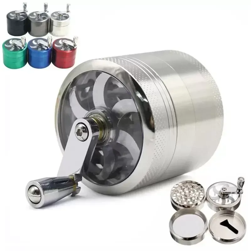 High-Quality Diameter 63MM 52mm 40mm Tobacco Smoking Herb Grinders Many Styles Mill Smoke Spice Crusher Maker