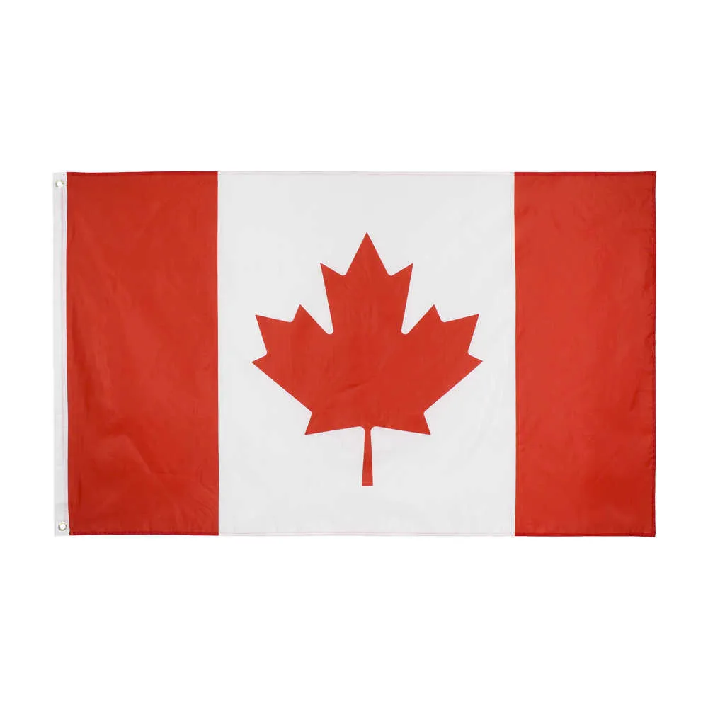 Garden Decoratie Outdoor National Flag 90 * 150cm Canada Maple Leaf Canadian Flag Indoor Interior Decoration 59 * 35,4 inch vlag nr. 4