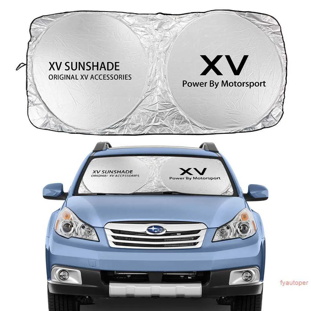 Auto Parabrezza Anteriore Posteriore Parasole Visiera Parasole Copertura di Protezione UV Riflettente Accessori Auto Per Subaru XV Crosstrek GT GP